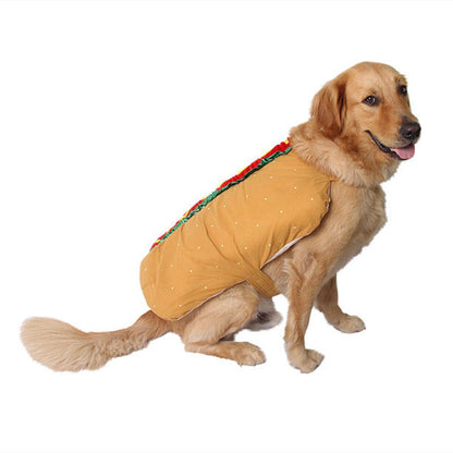 Woofylove Pet Dog and Cat Costume: Cute Hot Dog Sandwich Outfit - Funny and Adorable Pet Clothes