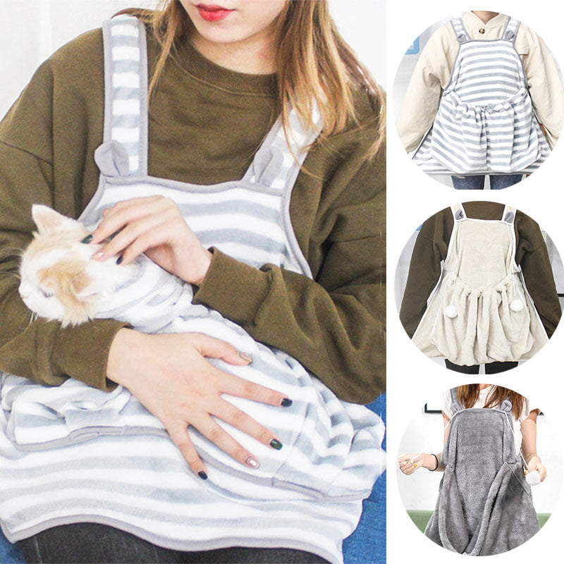 Barkwow Cozy Companion Pets Apron: Easy-Carry Vest for Cats & Small Dogs Main image