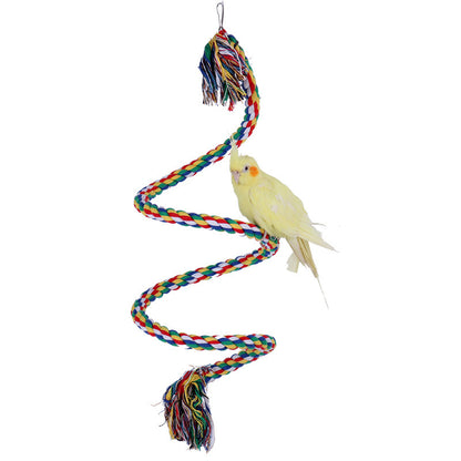 Barkwow Parrot Climbing Rope – Engaging & Durable Bird Toy | Interactive Play for Feathered Friends