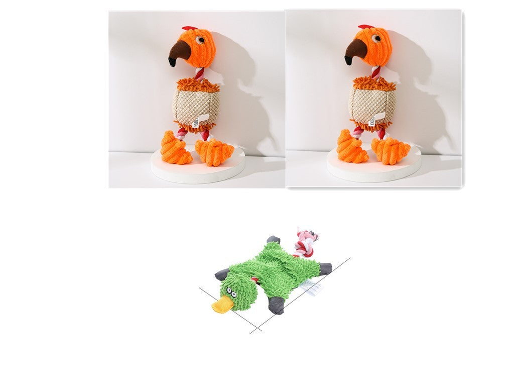 Barkwow Zoo Collection of Plush Toy with Built in Squeaker