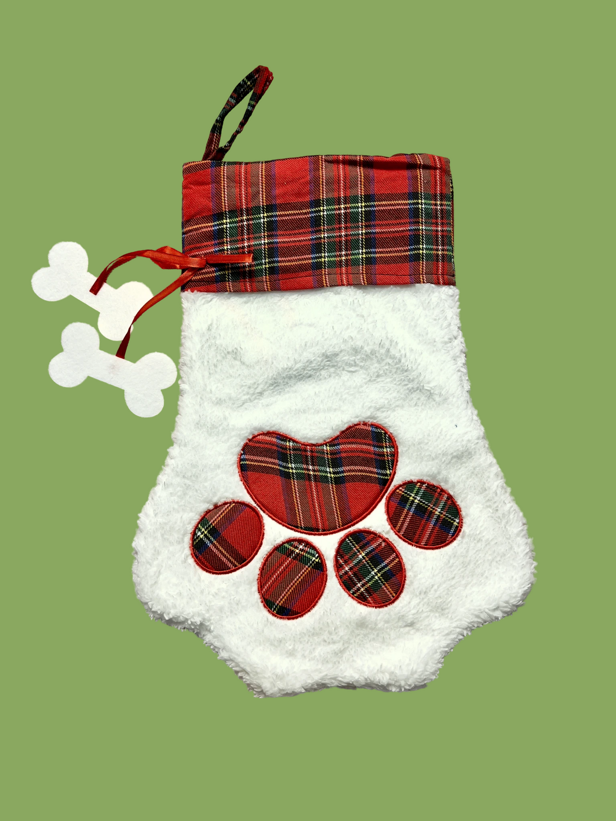EYS Christmas Stocking Gift Set for Pets, Large (8” Diameter, 18” Long), Includes Plush Toys, Durable Rope Chews, and More, Hanging Stocking Decoration