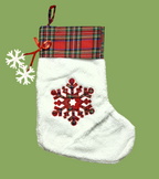 EYS Christmas Stocking Gift Set for Pets, Large (8” Diameter, 18” Long), Includes Plush Toys, Durable Rope Chews, and More, Hanging Stocking Decoration