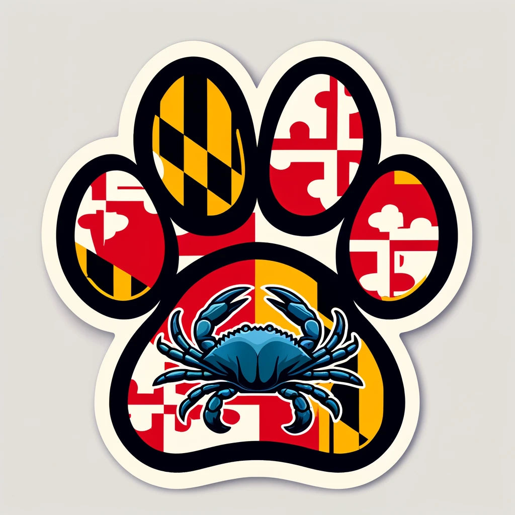Maryland Paw -Paw Bumper Magnetic Stickers ( Set of 2 ) Secondary image