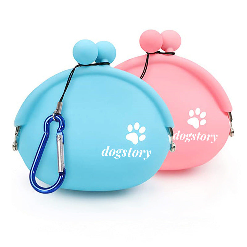 Silicone Pet Snack Bag Solid Color Secondary image