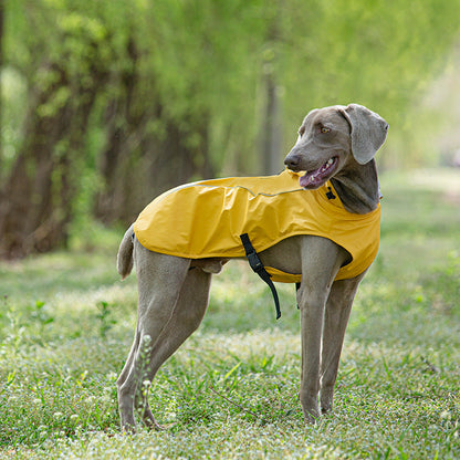 Woofylove PU Raincoat for Pets – Universal Design | Portable Weather Protection for Medium to Large Dogs