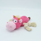 "Barkwow Cow Cloth Velvet Dog Toy - Interactive Creaking Sound Pet Playtime Fun