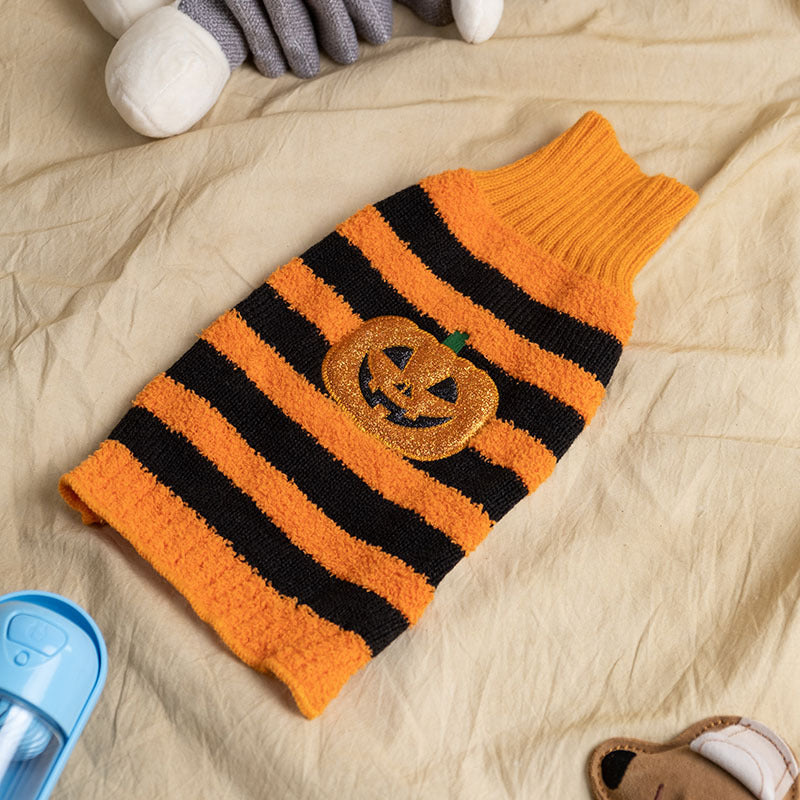 Woofylove Halloween Cozy Leisure Sweater for Dogs: A Spooky Yet Warm Costume for Your Furry Friend