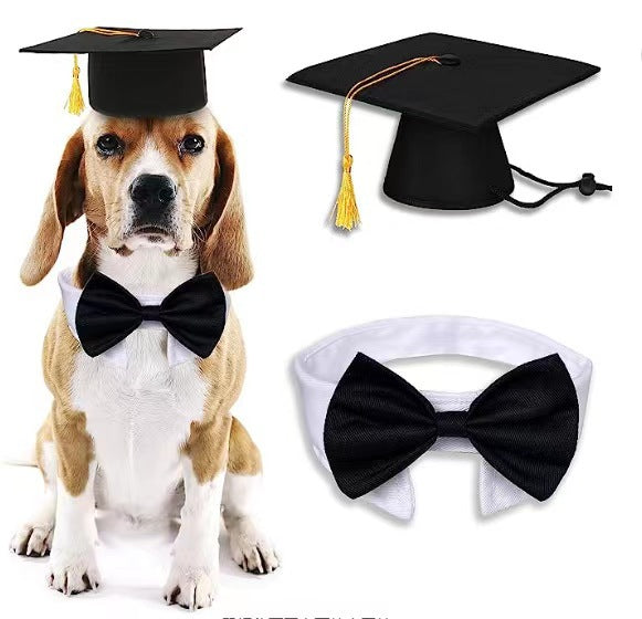 Woofylove Dog Tassel Doctorial Hat - Celebratory Graduation Party Hat for Pets