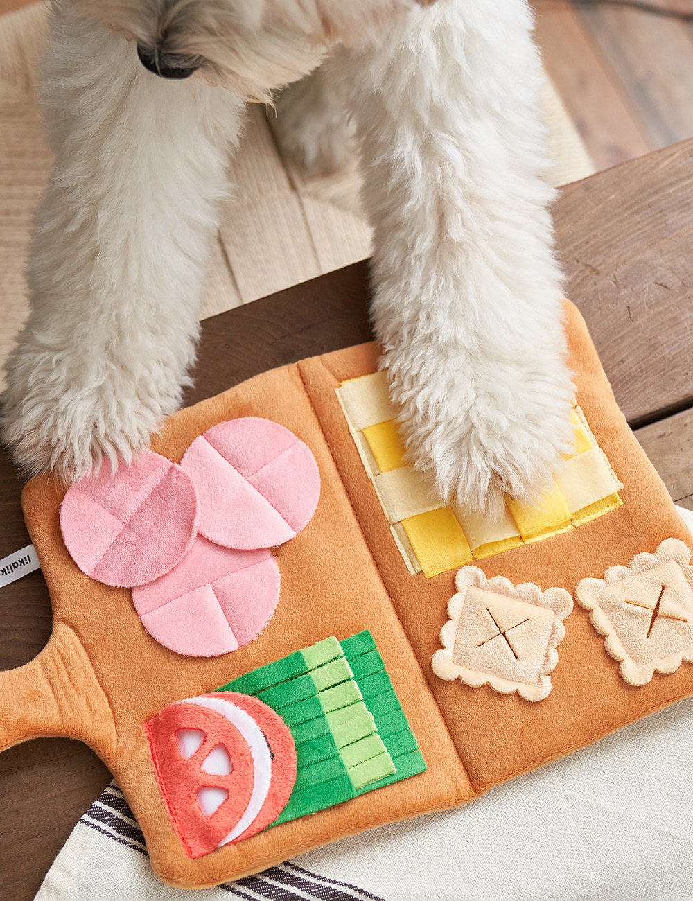 Barkwow Interactive Snuffle Restaurant Menu for Dogs, Cats & Rabbits - Engaging Puzzle Feeder Toy for Smell Training, Slow Feeding & Stress Relief - Easy Clean, Travel-Friendly Design