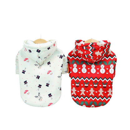 Woofylove Dog Clothes - Cozy Christmas Sweatshirt - Festive Canine Fashion