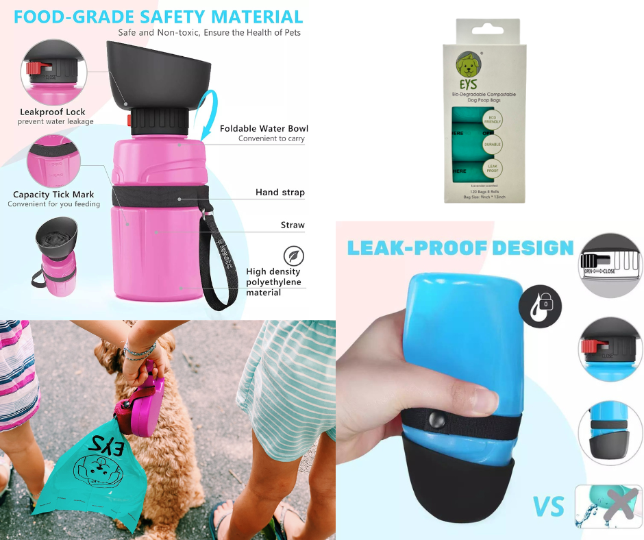 EYS Flip-top Water Bottle for pet – Barkwow