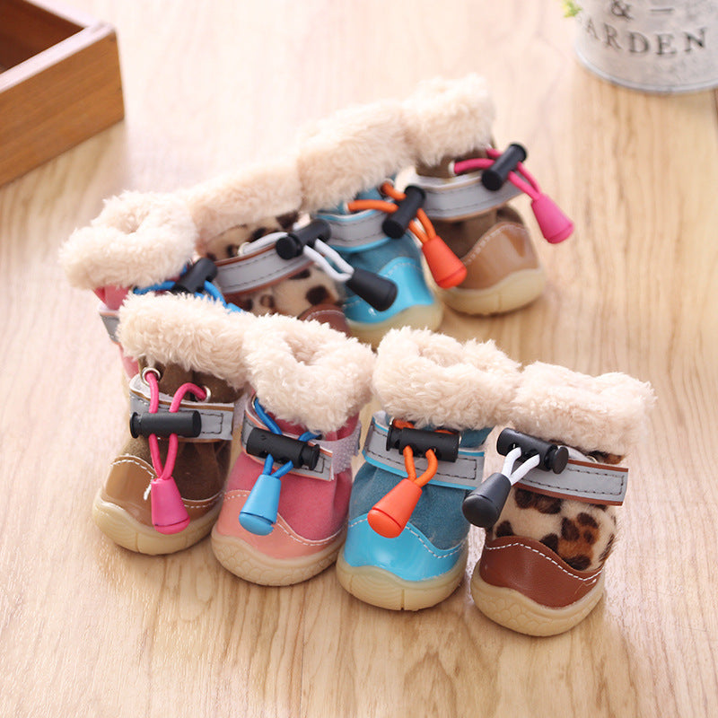 Woofylove Winter Fashion Booties for dogs in stylish design.