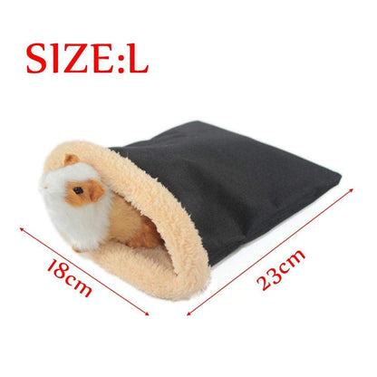 Barkwow Inspired Small Pet Sleeping Bag - Soft Nest for Hedgehogs, Guinea Pigs, Squirrels & Golden Bears