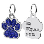 Barkwow PawLove Custom Engraved Pet Tag for Dogs & Cats ( Made in USA)