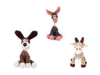 Barkwow Zoo Collection of Plush Toy with Built in Squeaker