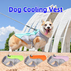 Barkwow Summer Pet Dog Cooling Vest Heat Resistant Cool Dogs Clothes Breathable Sun-proof Clothing For Small Large Dogs Outdoor Walking