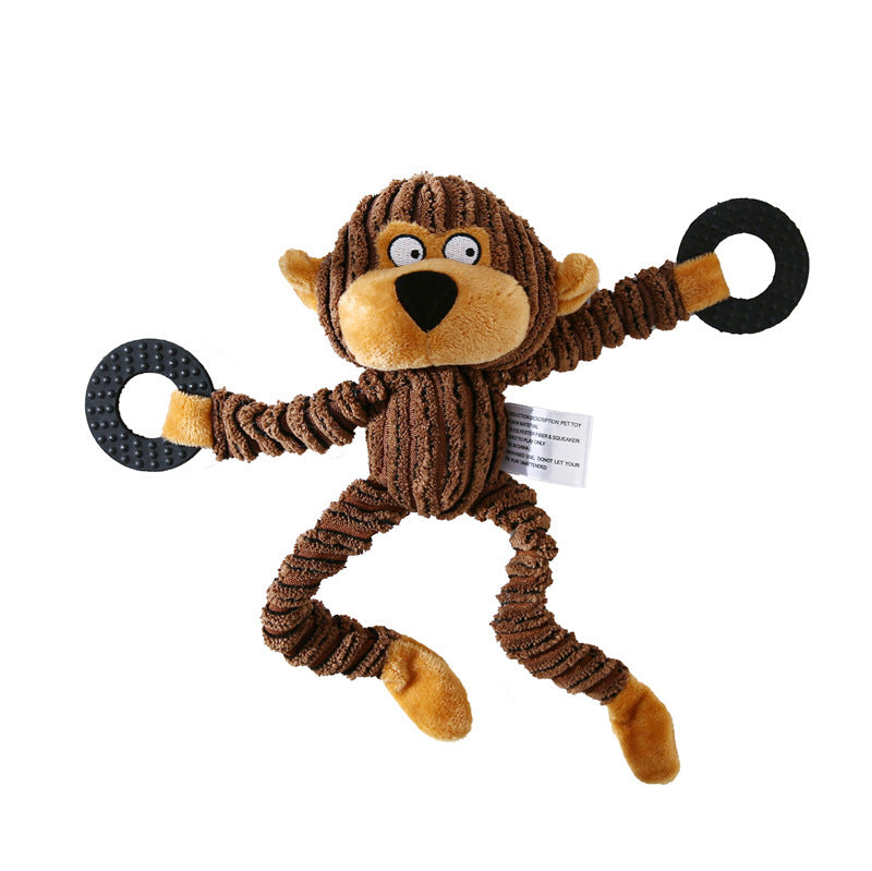 Barkwow Zoo Collection of Plush Toy with Built in Squeaker