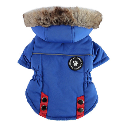 Woofylove Zipper Jacket with Built-In Harness – Your Pet's Winter Wardrobe Essential, Designed for Effortless Dressing