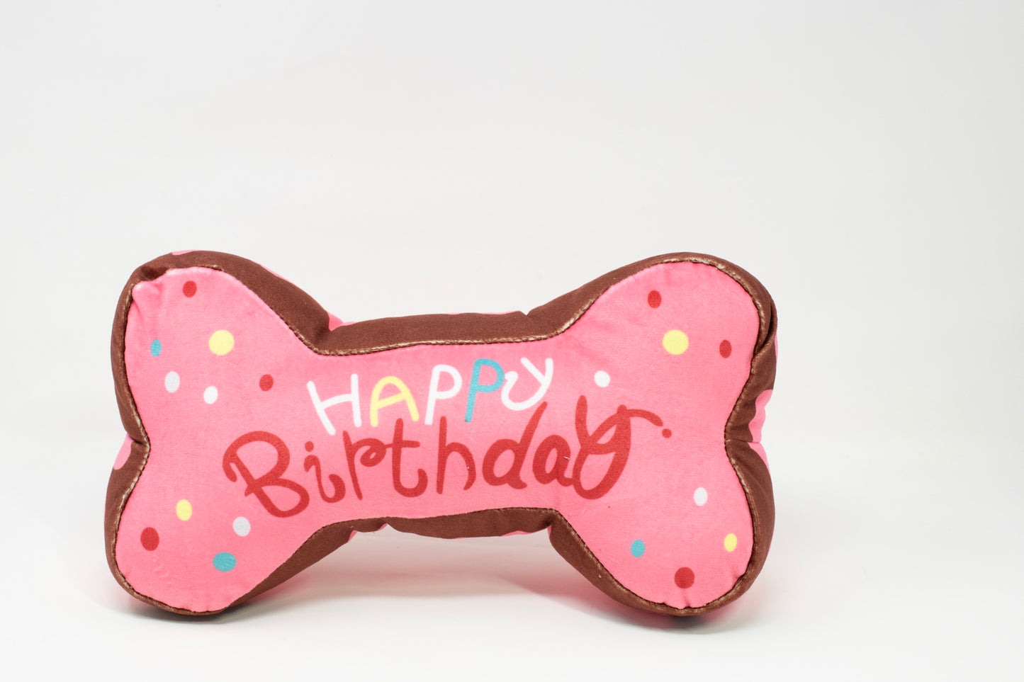 Barkwow Birthday Box: Squeaky toys, hat, bandana, bow, banner, and FREE custom dog tag