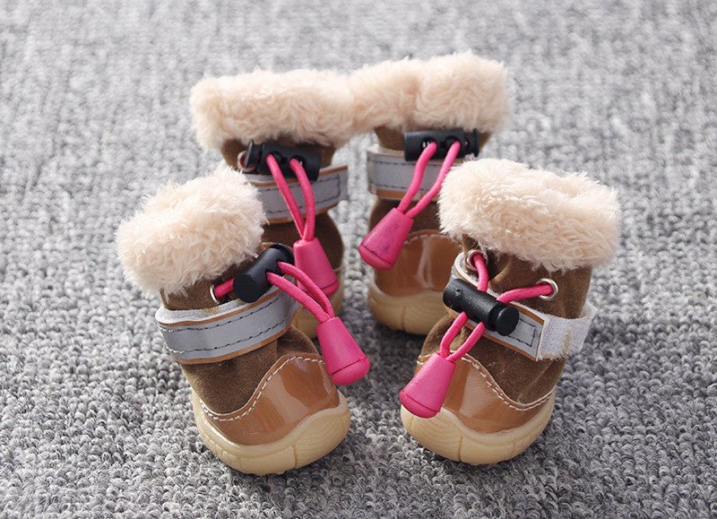 Woofylove Winter Fashion Booties for Dogs - All Sizes Available for Cozy, Stylish Paws