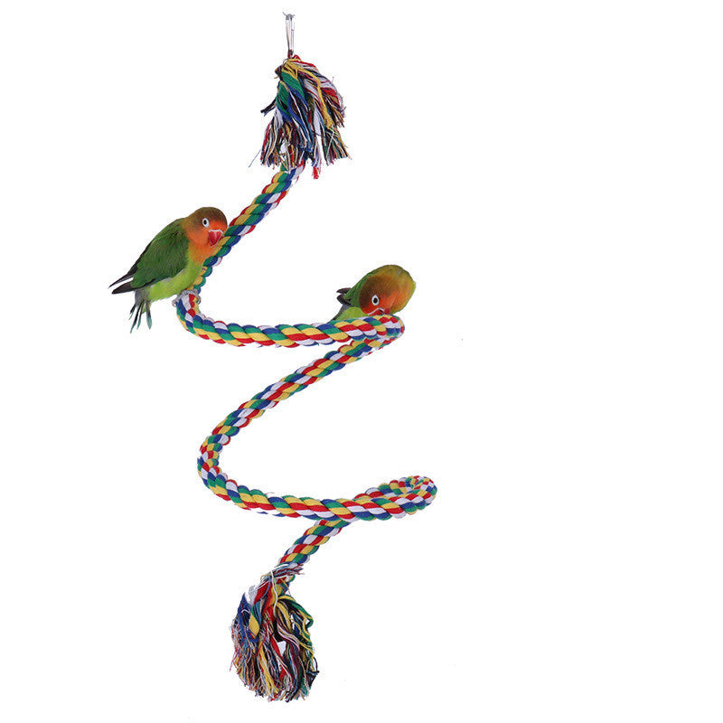 Barkwow Parrot Climbing Rope – Engaging & Durable Bird Toy | Interactive Play for Feathered Friends Main image