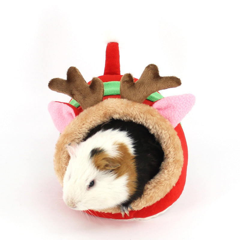 Woofylove Small Pet Christmas Nest: A Cozy and Festive Retreat for Your Little Friends