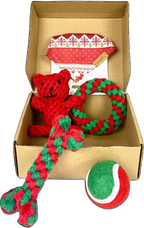 Barkwow Christmas Gift Set Box for Small Dogs