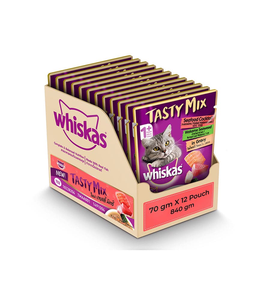 Whiskas Adult Tasty Mix Wet Cat Food