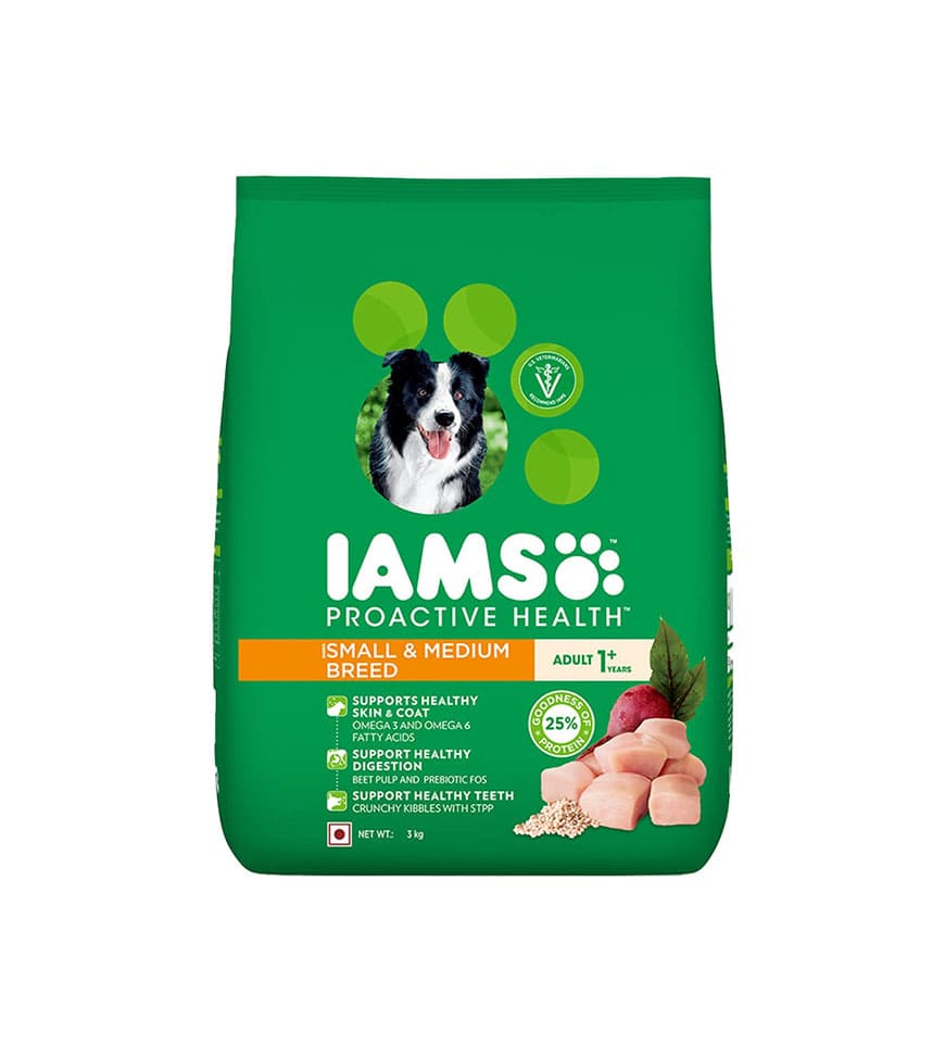 IAMS Adult Dry Dog Food for Small & Medium Breed Dogs, Chicken Flavor