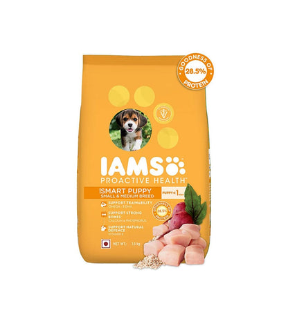 IAMS Puppy Dry Dog Food for Small & Medium Breed Dogs