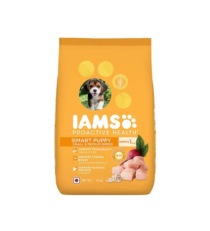 IAMS Puppy Dry Dog Food for Small & Medium Breed Dogs