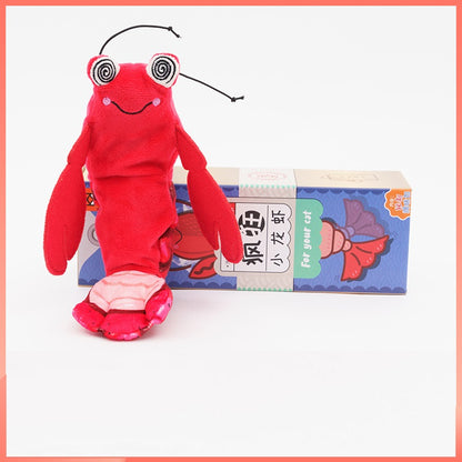 Barkwow Auto Bouncing Lobster/Shrimp Cat Toy