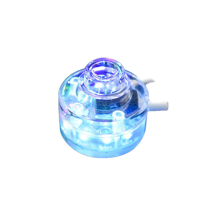 Aquarium lamp with air pump