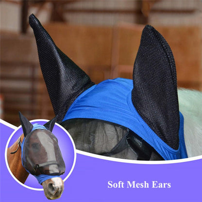 Mosquito proof horse mask in summer