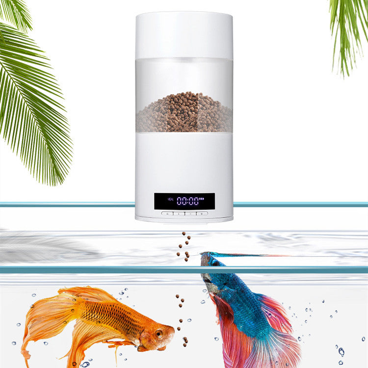 Modern design Aquarium tank Automatic fish feeder Fish tank feeder Automatic feeding system Aquarium equipment Aquarium accessories Aquatic supplies Fish tank supplies Aquatic life Aquarium maintenance Fish feeding Convenient fish feeding Time-saving fish feeding Fish tank automation Aquarium automation Fish health Healthy fish Fish nutrition Fish tank decoration Aquatic environment Fish tank gadget Aquarium gadget Modern fish tank Smart fish feeding. Main image