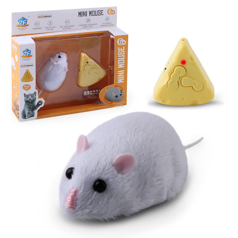 EYS  Infrared Remote Control Electric Mouse Cat Toy Simulation Model