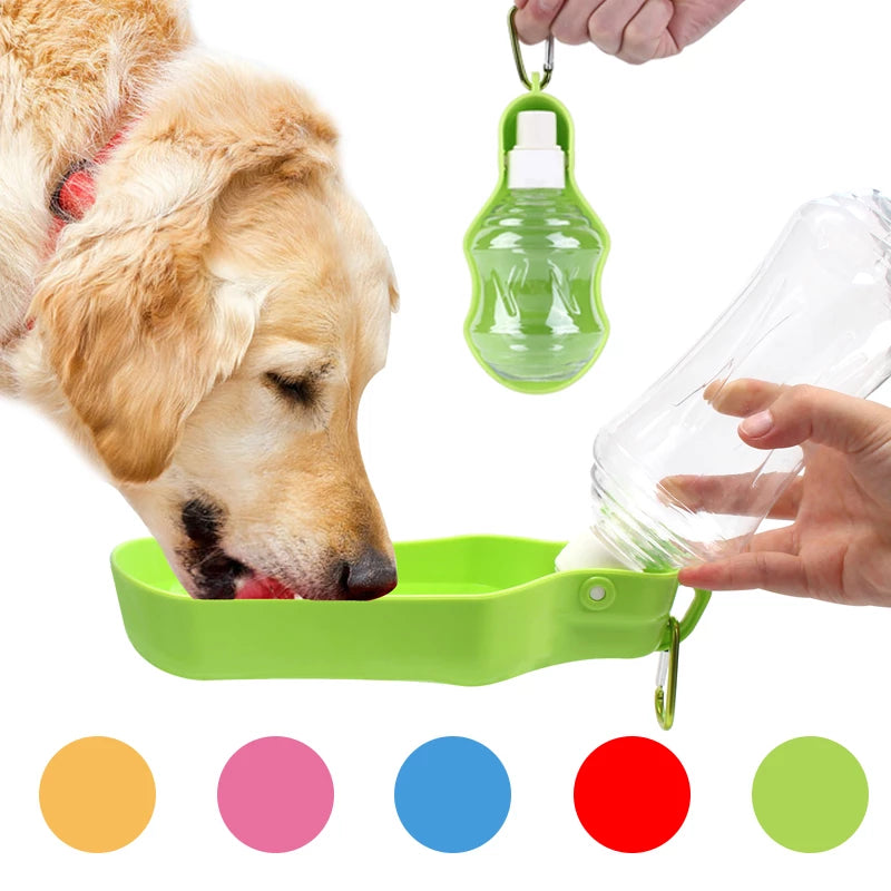 Portable Small Dog Pet outdoor carry water bottle.  Main image
