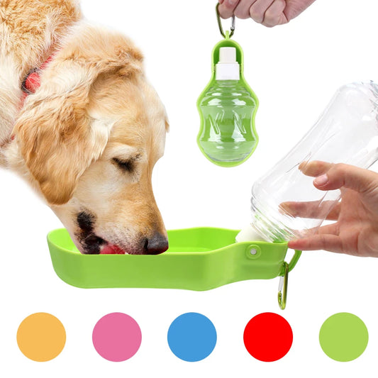 Portable Small Dog Pet outdoor carry water bottle. 