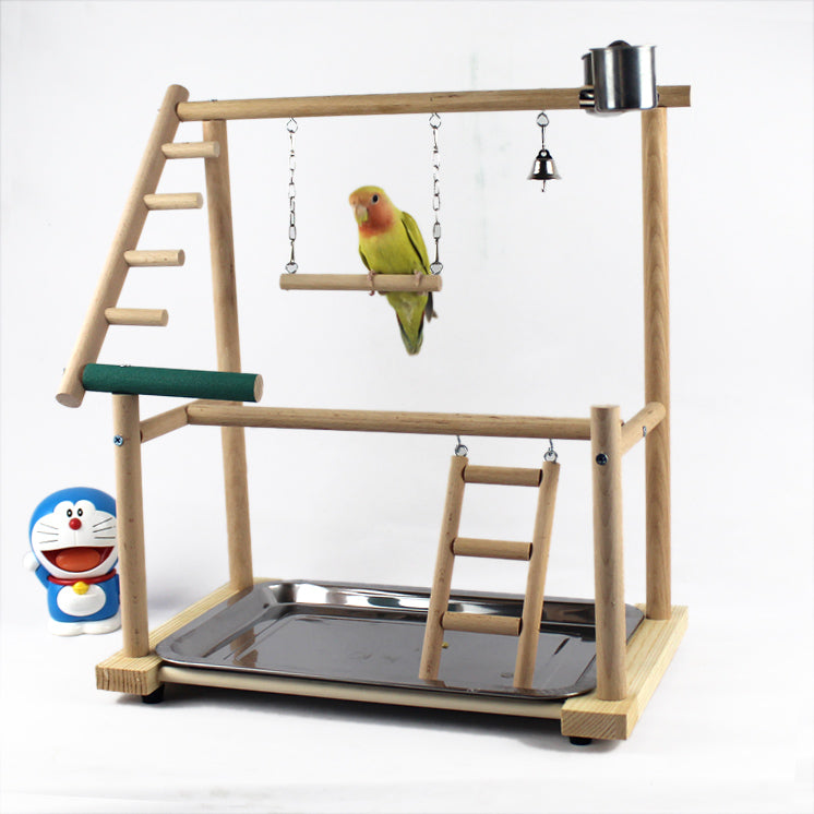 Bird Stand Stand Desktop Training Cockatiel Playground Bird Toy Swing Climbing Ladder Bird Gear Supplies Main image