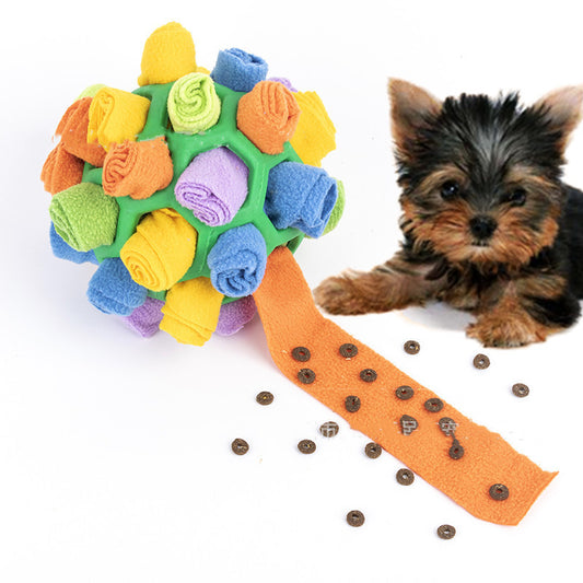Dog Squeaky Educational Snuffle Toys, Pet Hide And Seek Plush Toy