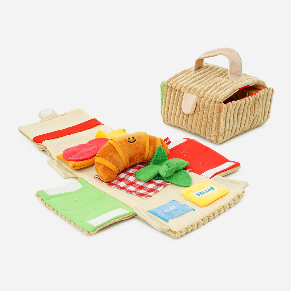 Picnic Box Croissant Set Pet Toy