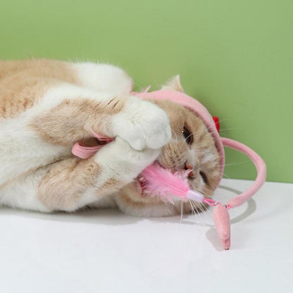 Barkwow Head-Mounted Cat Teaser Hat