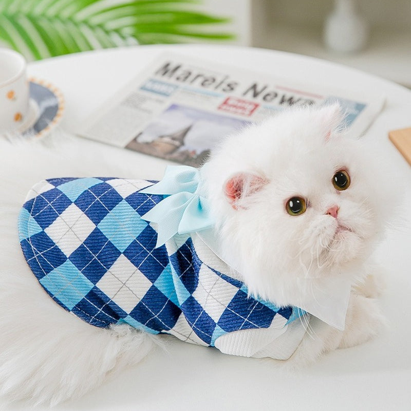 Barkwow Cat Fashion Cloth with Bowtie