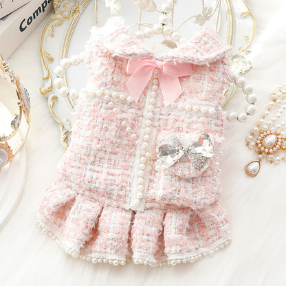 Barkwow Pearl Pet Clothes Princess Skirt