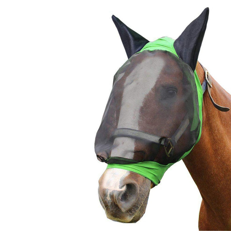 Mosquito proof horse mask in summer