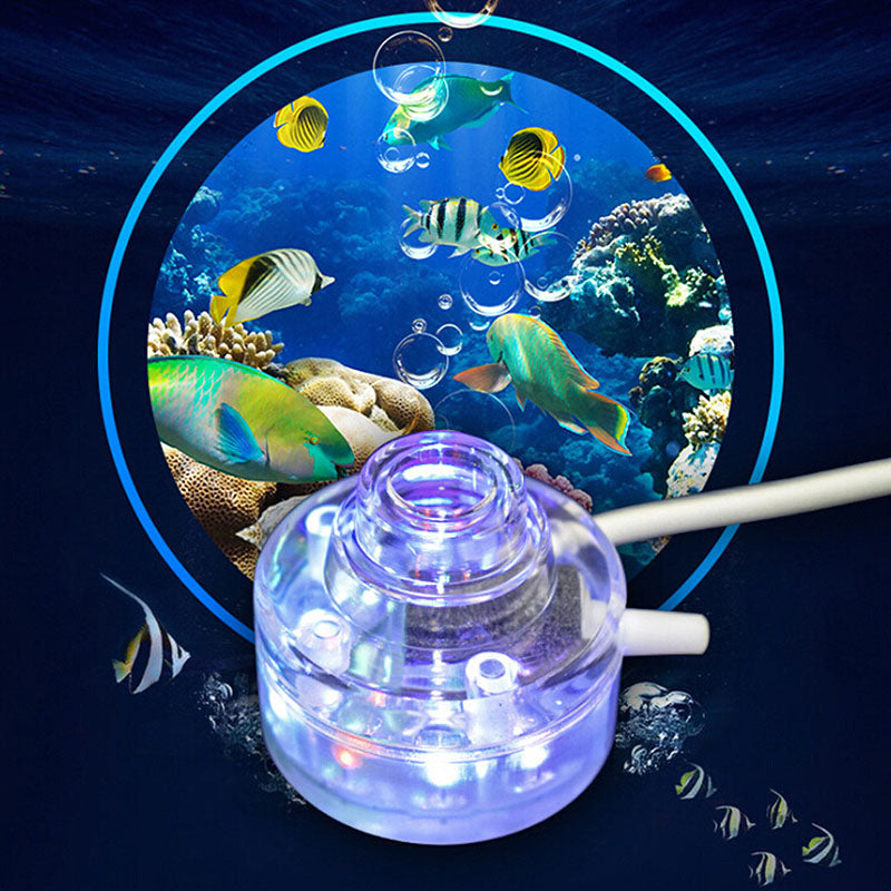 colorful aquarium lamp, air pump for fish tank, LED lighting for aquariums Main image