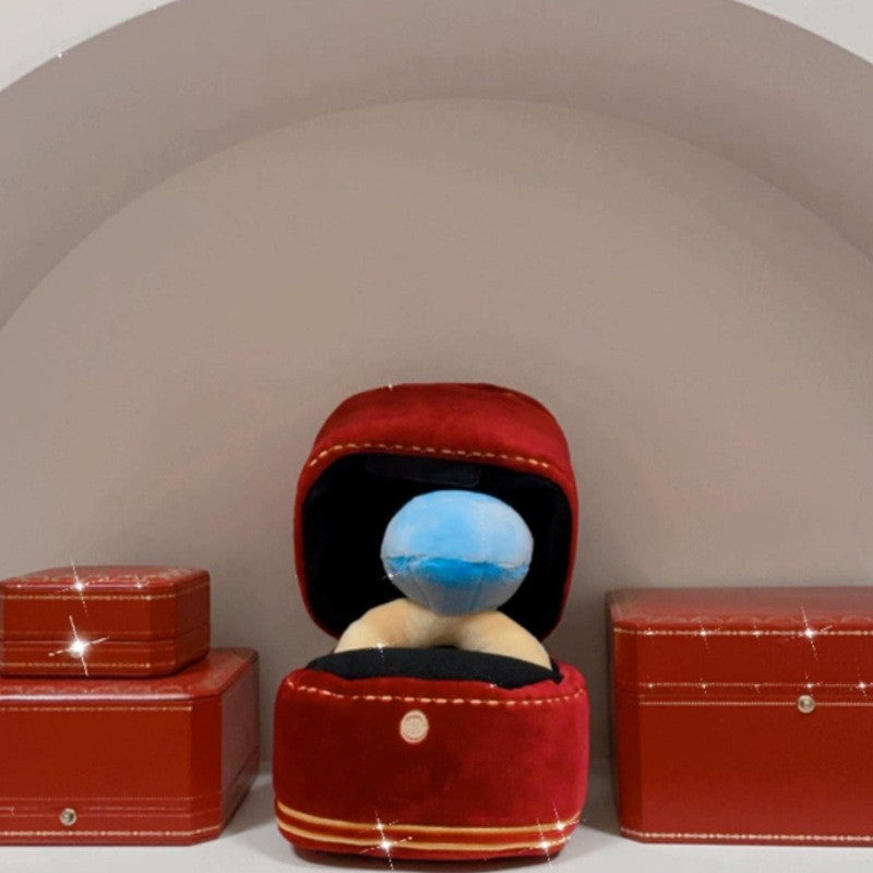 Dog Ring Shape Toy with a built-in squeaker and a Hide & Seek Treats Box can be a perfect gift for a dog. This type of toy combines playtime and treats, providing mental stimulation and physical activity for dogs. The built-in squeaker can help keep a dog engaged and entertained, while the Hide & Seek Treats Box adds an element of fun and challenge to treat time.  Main image