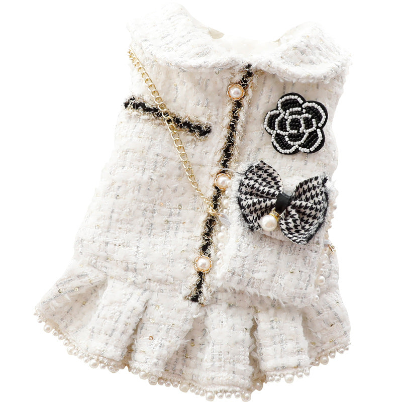 Barkwow Pearl Pet Clothes Princess Skirt