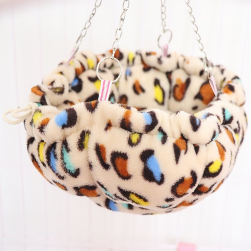 Barkwow Small Pet Hamster Hanging Drawstring Hammock Bed